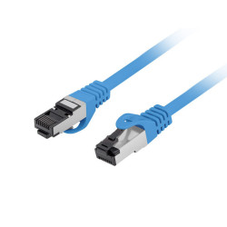 PATCHCORD CAT.8.1 S/FTP LSZH CU 1,5M MODRÝ