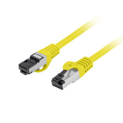 PATCHCORD CAT.8.1 S/FTP LSZH CU 0.25M ŽLUTÝ