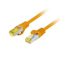 PATCHCORD CAT.6A S/FTP LSZH CU 0,25M ORANŽOVÝ