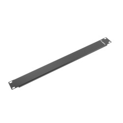 19" ZASLEPOVACÍ PANEL 1U ČERNÝ